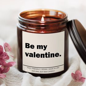 Be my valentine Candle (Title: Pink Grapefruit)